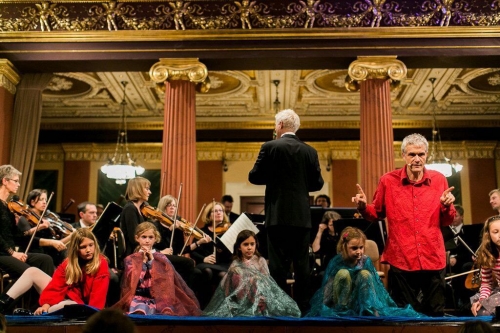 Foto: Musikverein Wien: "Der Tanz der Feen" - Nachtstimmung bei "DIE MOLDAU" beim Familien-Abo Allegretto im Wiener Musikverein (Foto: Theresa Pewal)