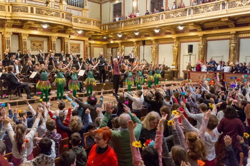 Foto: Musikverein Wien, Ein Sommernachtstraum, Schulkonzert mit Wiener Symphonikern unter Kirill Karabits, Foto.Martina Draper