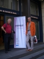 Foto: Erke und Marko vor dem WDR-Funkhaus