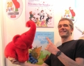 Foto: Marko und der rote Elefant vom JUMBO-Verlag auf der Leipziger Buchmesse 2011