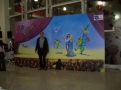 Foto: Beim "Mozart-Fest" am Athener Flughafen gibt es das Titelbild von Markos "Zauberflte" im Riesengroformat